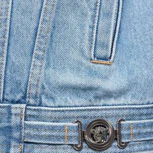 Chaqueta Vaquera con Logotipo Personalizado, Mangas Abiertas con Botones, Moda Urbana de Alta Calidad, Último Estilo, Chaqueta Vaquera Lavada para Hombre - Product Image 4