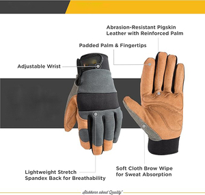 Nouveaux gants de sécurité en nitrile pour mécaniciens, offrant une excellente adhérence, pour la protection des mains lors du travail. - Product Image 2