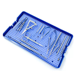 Kit de Instrumentos Quirúrgicos para Glaucoma SURGINEXA de Alta Calidad, Juego de Instrumentos Ortopédicos y Bandeja de Silicona, Acero Inoxidable, Certificado CE Clase I - Product Image 2