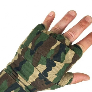 Muñequeras de Gel Ajustables con Estampado para Entrenamiento de MMA, Guantes Interiores para Boxeo, Guantes de Boxeo de Medio Dedo con Gel - Product Image 5