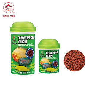 Choix d'avantages de haute qualité 75g d'aliments pour poissons tropicaux 36% usine de protéines brutes en gros de la nourriture pour poisson en plastique équilibrée et écologique - Product Image 1