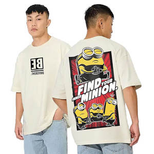 Alta calidad 100% algodón Heavyweight Boxy camisetas OEM ODM Casual Oversize Logo camisetas para hombres Color sólido camisetas en blanco - Product Image 3