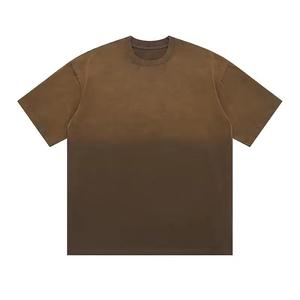 เสื้อยืดผู้ชายสไตล์วินเทจทรงโอเวอร์ไซส์ ผ้าคอตตอน 100% ล้างสีแบบแอซิดวอช สั่งทำโลโก้ได้ ขายส่ง - Product Image 1