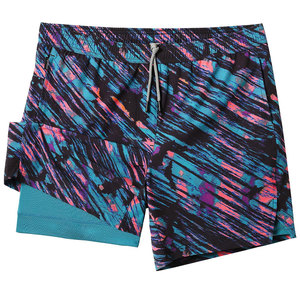 Pantalones Cortos Deportivos de Hombre para Gimnasio, Tejidos, Sólidos, Casuales, con Estampado por Sublimación, Cierre con Cordón, para Verano, Deportes al Aire Libre, Precio al por Mayor - Product Image 1