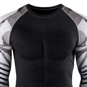Maillot de compression à manches longues anti-UV, respirant, écologique, séchage rapide, pour la plongée - Product Image 6