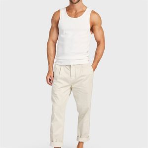Camiseta sin mangas para hombre, camiseta de gimnasio sin mangas para entrenamiento, camiseta sin mangas personalizada para hombre, tela de alta calidad, camiseta sin mangas deportiva informal para hombre - Product Image 1
