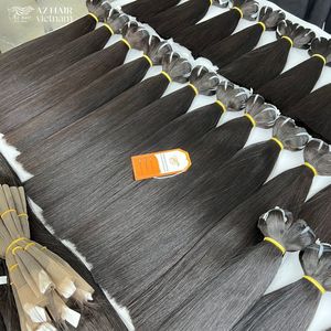 ขายส่งผมต่อเวียดนามแท้ 100% แบบ Remy # ผมแท้แบบตรง 1B  แบบ Double Machine Weft  จำนวน 1 มัด - Product Image 3