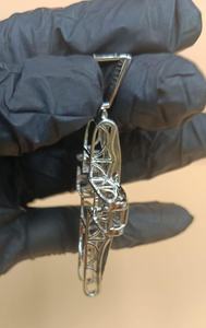 Colgante VVS Moissanita con Diamantes Engastados en Pavé, Colgante Religioso de Fe, Colgante Hip Hop Iced Out, Joyería Cristiana para Regalos - Product Image 2