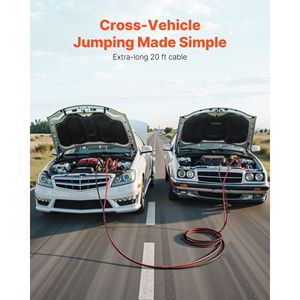 Cavi di avviamento per camion da 20 piedi, calibro 4, per avviamento di emergenza batterie auto - Product Image 4