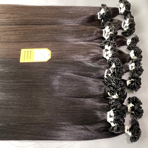 ผมคนเวียดนามปลายแบนมีหลายสี100ชิ้นต่อผมเรมี่ - Product Image 5