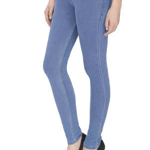 New Elastic Waist Stretch Denim Solid Plus Size Breathable Quick-Dry Summer Eco-Friendly High Quality Vintage Washed <b>Cargo</b> <b>Pants</b> - Product Image 5
