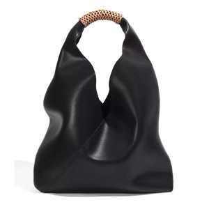 Bolso hobo de cuero para mujer con asa trenzada, bolso de mano de gran capacidad, bolso de hombro suave de lujo - Product Image 6