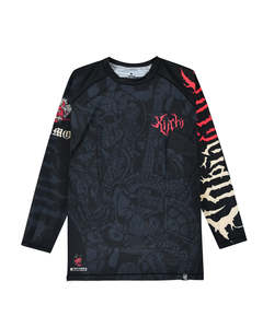 Rashguard MMA personnalisé, haut de compression BJJ Jiu Jitsu, séchage rapide, extensible, pour entraînement sportif et grappling - Product Image 1