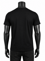 T-shirt en coton tricoté imprimé sérigraphié surdimensionné de qualité supérieure pour hommes et femmes, style streetwear décontracté, coupe ample, éco-responsable