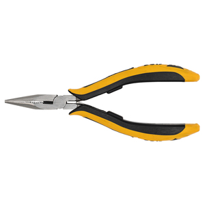 ESD-705 High Precision Needle Pointed-Nose <b>Pliers</b> ESD Safe Metric Serrated OEM Industrial Grade Chrome Vanadium Steel Fishing - Product Image 1
