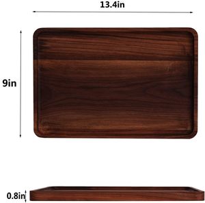 Plateau de service en bois unique, best-seller, avec une finition artisanale raffinée pour une présentation élégante des aliments dans les hôtels et restaurants. - Product Image 6