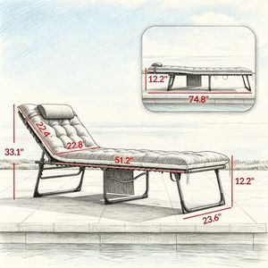 Lettini Prendisole Moderni in Alluminio e Legno Massello per Esterni, Giardini, Ville e Parchi - Product Image 6