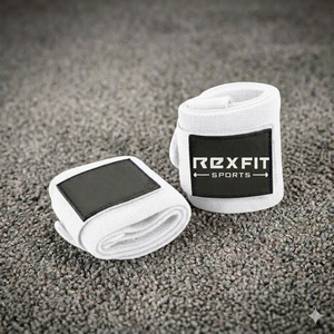 Rexfit Sport Elastic Wrist Wraps Heavy Duty Support Straps for Gym <b>Workout</b> <b>Bench</b> Press Powerlifting - Product Image 4