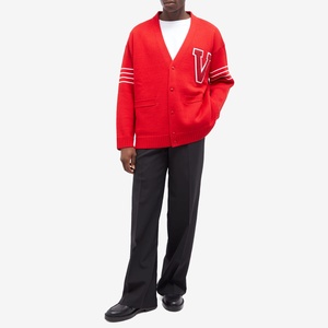 Nouveau cardigan en tricot noir pour homme, design personnalisé, manches longues, couleur unie, boutons sur le devant, respirant, pull épais pour l'hiver - Product Image 2