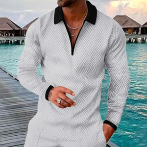 Camiseta Polo Personalizada Bordada para Hombre, Verano, Algodón Puro, Resistente a las Arrugas, Protección Solar, Antitranspirante, Nueva, Venta al Por Mayor - Product Image 5
