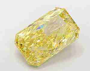 Diamant de laboratoire JC Diamond Luxury 5 carats, jaune intense fantaisie, taille radiant, percé au laser, VVS2, certifié IGI, diamant en vrac de qualité supérieure - Product Image 1