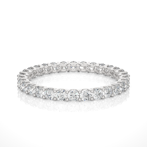 Anillo de Diamantes Naturales de 1.04ct, Oro Sólido de 18K, Claridad VS1, Certificado IGI, Joyería Fina con 30 Piedras de Diamantes en Venta - Product Image 3