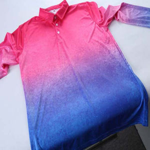 เสื้อตกปลาแขนยาวผู้ชายแบบขายส่ง ออกแบบเองได้ ป้องกันรังสียูวี แห้งเร็ว พิมพ์ลายแบบซับลิเมชั่น เสื้อโปโลตกปลา - Product Image 1