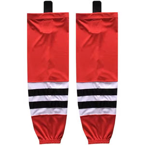 Top Popular Style Plain Ice Hockey <b>Socks</b> Best Quality New Design 100% <b>Polyester</b> Quick Dry Breathable Anti-Slip Youth - Product Image 6