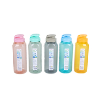 Bouteille d'eau sport 1100 ml en PP écologique, anti-corrosion, avec bouchon à vis et ouverture par pression, idéale pour le VTT et l'entraînement en salle de sport