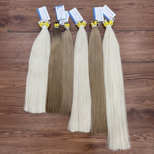 Cabello humano vietnamita natural liso de muy alta calidad, extensiones de cabello en colores variados, longitud completa, disponible ahora. - Product Image 3