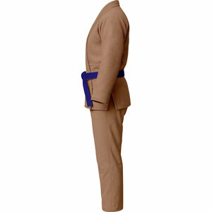 Kimono de Judo Premium Unisex para Adultos, 100% Algodón, Corte Holgado, para Entrenamiento, 220g, Teñido Liso, Poliamida, Logotipo Personalizado en la Parte Delantera - Product Image 2