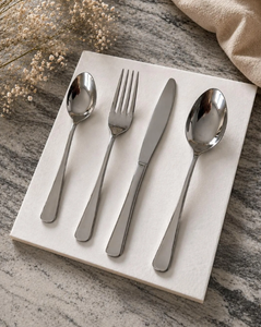 Creative Metal Stainless Steel Flatware <b>Cutlery</b> <b>Set</b> Mirror Polish 4 Pcs Premium Quality Flatware <b>Sets</b> For Restaurant Supplies - Product Image 1
