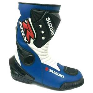 Bottes de moto rouges pour hommes, respirantes, en PU, vente en gros, bottes de moto en cuir véritable, entièrement noires, bottes de motocross - Product Image 4