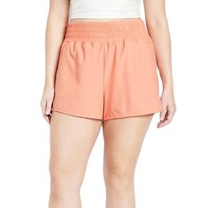 Shorts de sport personnalisés en gros à séchage rapide, respirants, avec boutons, taille élastique, décontractés, pour la course, le fitness et le yoga - Product Image 1