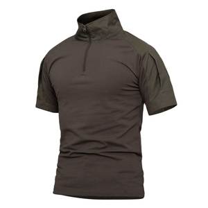 Vente en gros Chemise à manches courtes pour hommes Cargo Tactical Pullover Outdoor Polo T-Shirt - Product Image 4