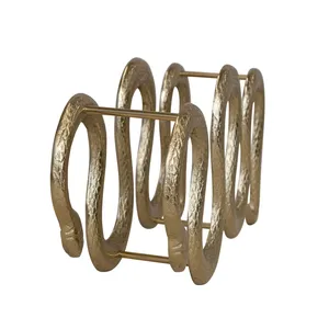 Support à bouteille en métal fait main de luxe, porte-bouteille à vin décoratif moderne pour la décoration de la maison, du bar et de la cuisine, Zahid Exports - Product Image 4