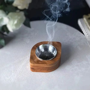 Nouveau Brûleur d'Encens Religieux en Résine et Bois – Diffuseur de Parfum Durable et Écologique pour la Maison, Idéal pour l'Encens Chinois - Product Image 1