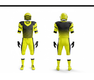 Fournisseur en gros d'uniformes de football américain haut de gamme, maillots et pantalons personnalisés |   Tenue de football d'équipe |   Polyester respirant - Product Image 1