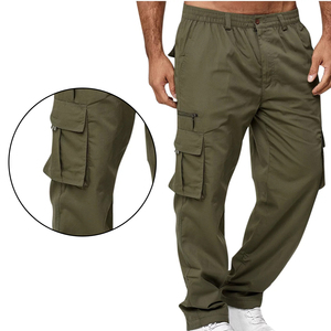 Pantalones de Trabajo de Alta Visibilidad, de Algodón, Tipo Cargo, Unisex, Transpirables, Resistentes al Viento, de Secado Rápido, Térmicos - Product Image 6