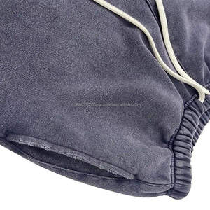 <b>Hot</b> Selling 2024 Custom Embroidered Logo 100% Cotton Stretch Sweat Short Streetwear Men Shorts - Product Image 4