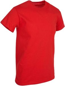 T-shirt unisexe à manches courtes raglan en polyester/coton, col rond, coupe classique, couleur unie, avec logo personnalisé sur le devant, vente en gros - Product Image 3