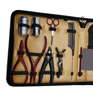 Kit de Herramientas Profesionales de Calidad para Extensiones de Cabello y Abalorios, Juego de Pinzas para Remover con Aguja y Gancho, Empaque en Estuche - Product Image 5