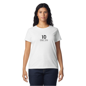 Camiseta de Mujer Blanca de Algodón Suave, Informal, de Manga Corta, Cómoda, Básica, Ropa de Moda, Ropa Personalizada al por Mayor - Product Image 2