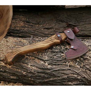 Hache de qualité supérieure avec lame en acier au carbone et manche en bois de frêne, outil de fendage de qualité DIY, hache en acier au carbone à vendre - Product Image 4
