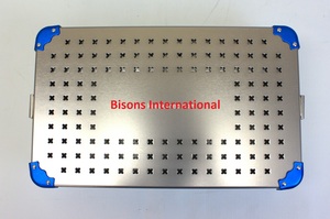 กล่องใส่เครื่องมือสกรูออร์โธปิดิกส์แบบแมนนวลคุณภาพสูงจาก Bisons Wholesale พร้อมชั้นวางสกรูสแตนเลส 2 ถาด ได้รับการรับรองมาตรฐาน CE รับประกัน 2 ปี - Product Image 2