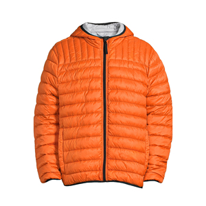 Veste matelassée légère pour homme, veste d'hiver avec capuche de couleur unie, manteau matelassé épais et chaud, coupe-vent - Product Image 4
