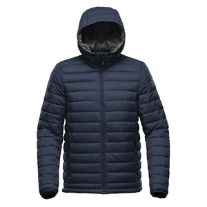 Veste matelassée à capuche pour homme, coupe régulière, coupe-vent, fermeture éclair, manteau décontracté d'extérieur, toile 6XL, nylon/coton, rembourrage en coton - Product Image 3