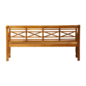 Banc de jardin en teck massif, design classique, résistant aux intempéries, pour patio, parc, villa, hôtel, mobilier d'extérieur. - Product Image 5
