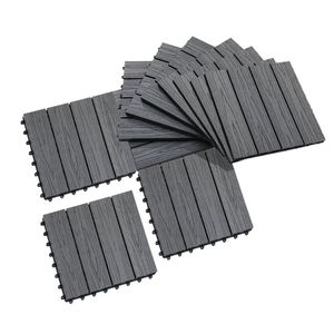 Set di 11 Piastrelle per Esterni 12x12 in Plastica - per Patio, Terrazza, Giardino o Zona Piscina - Product Image 4