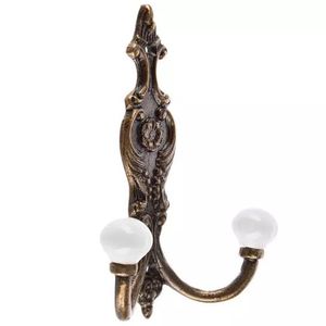 Premium Brass <b>Wall</b> <b>Hooks</b> Decorative Heavy Duty Antique Finish Coat Hat <b>Key</b> Holder Rack Home Entryway - Product Image 5